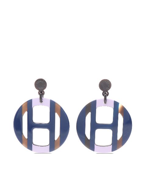 Hermes 2010s H stud earrings Women