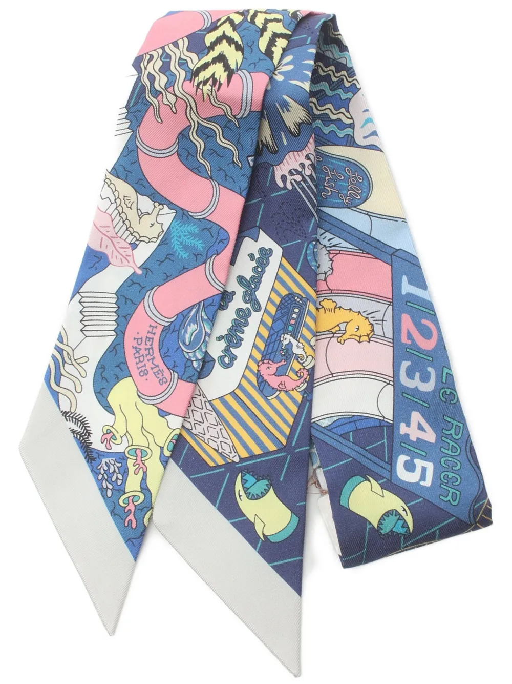 Hermes 2020s Twilly Splash Park scarf Women