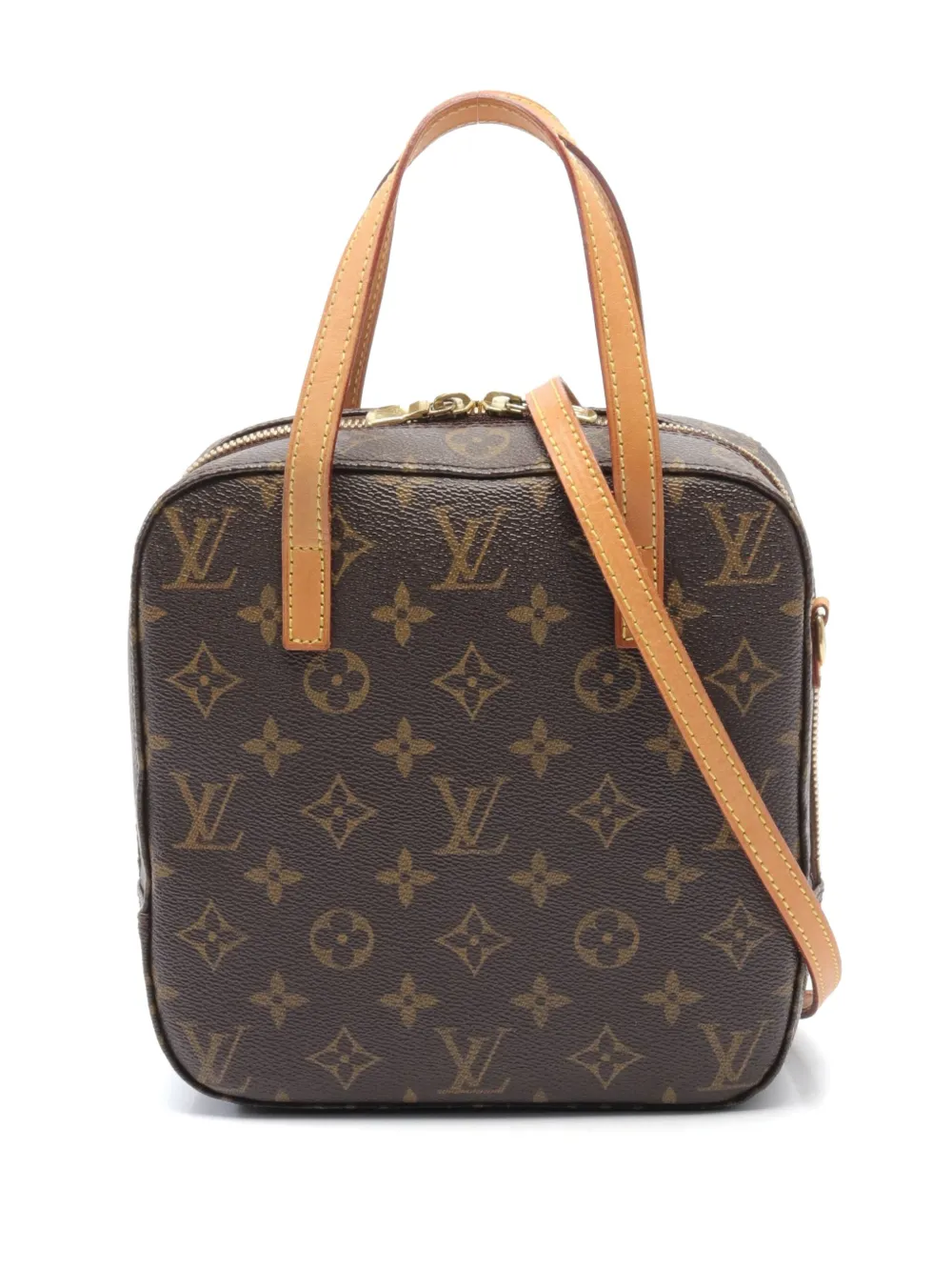 Louis Vuitton Pre Owned 2003 Spontini Handbag Brown FARFETCH SG