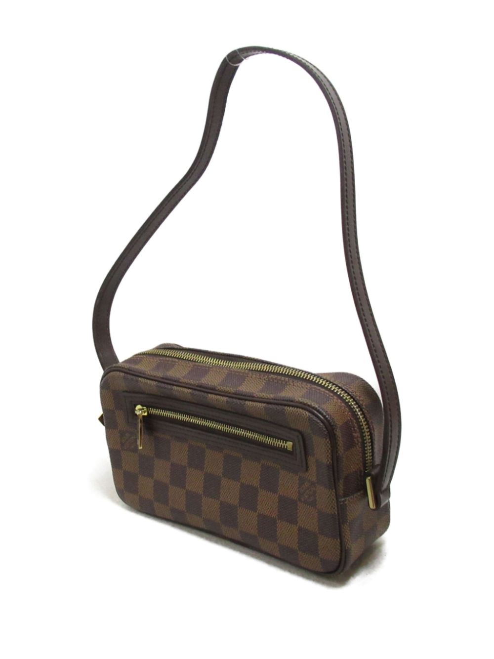 Pre-owned Louis Vuitton 2004 Pochette Cité Shoulder Bag In 褐色