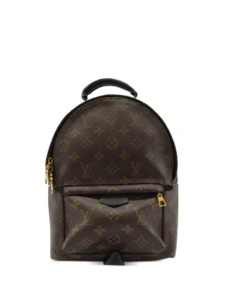 Louis Vuitton Pre Owned 2019 Palm Springs PM Backpack Brown FARFETCH RO