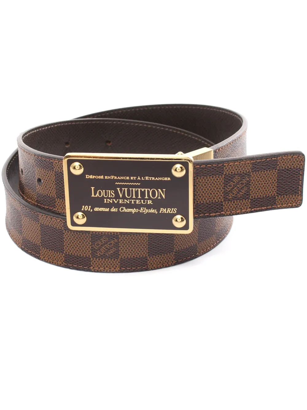 Louis Vuitton Pre Owned 2014 Ceinture Enventour Belt Brown FARFETCH AO