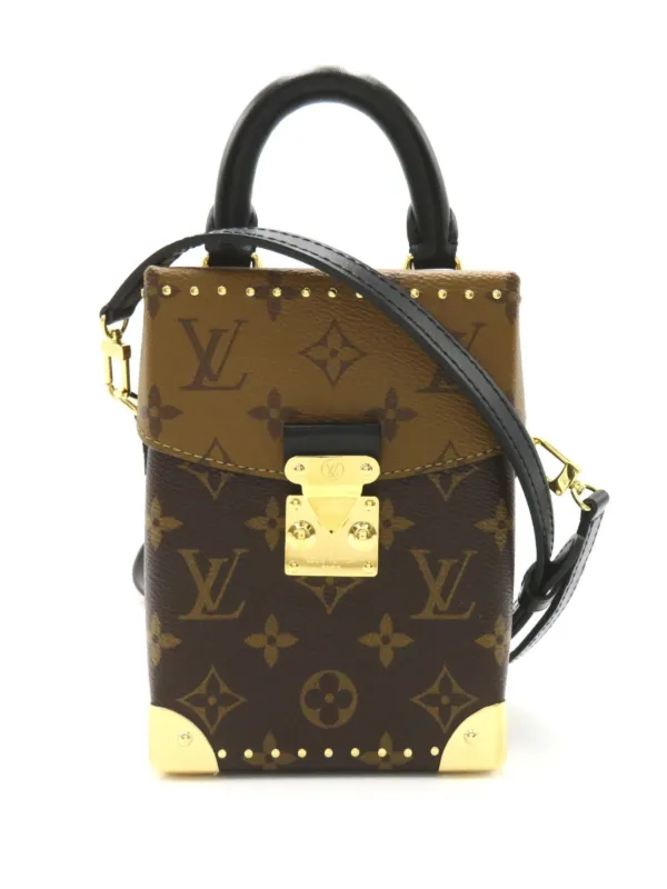 Louis Vuitton Pre Owned 2021 camera box handbag women Canvas One Size Brown