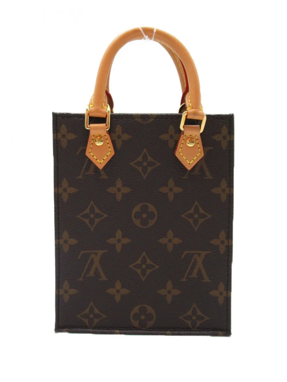 Louis Vuitton Pre-Owned 2021 Petite Sac Plat two-way handbag - Bruin