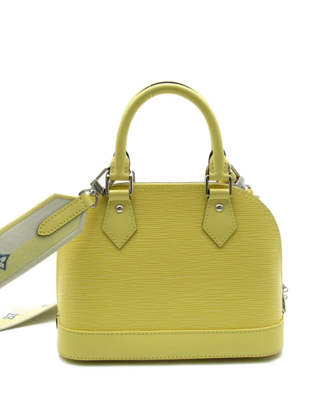 Louis Vuitton Pre Owned 2021 Alma BB two way Bag Yellow FARFETCH AO