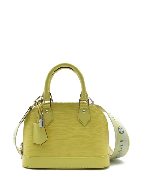 Louis Vuitton Pre Owned 2021 Alma BB Tas Geel FARFETCH NL