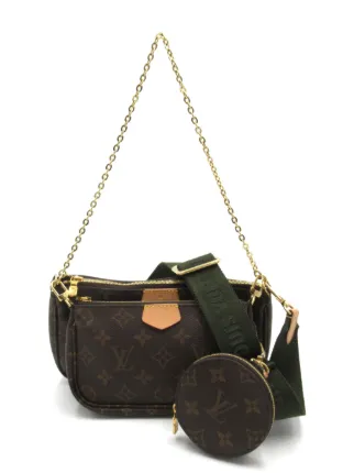 Louis Vuitton Pre Owned 2021 Multi Pochette Accessoires Shoulder Bag Brown FARFETCH AZ