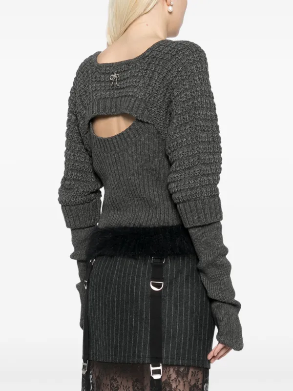 【ANDERSSON BELL】 FURRY CHUNKY KNIT TOP 25152702_55571607_600.jpg