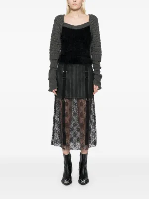パンツ ANDERSSON BELL LACE PLEATS SKIRT PANTS 5JH991 anderssonbell | LACE PLEATS SKIRT PANTS - 트렌디한 레이스 디테일