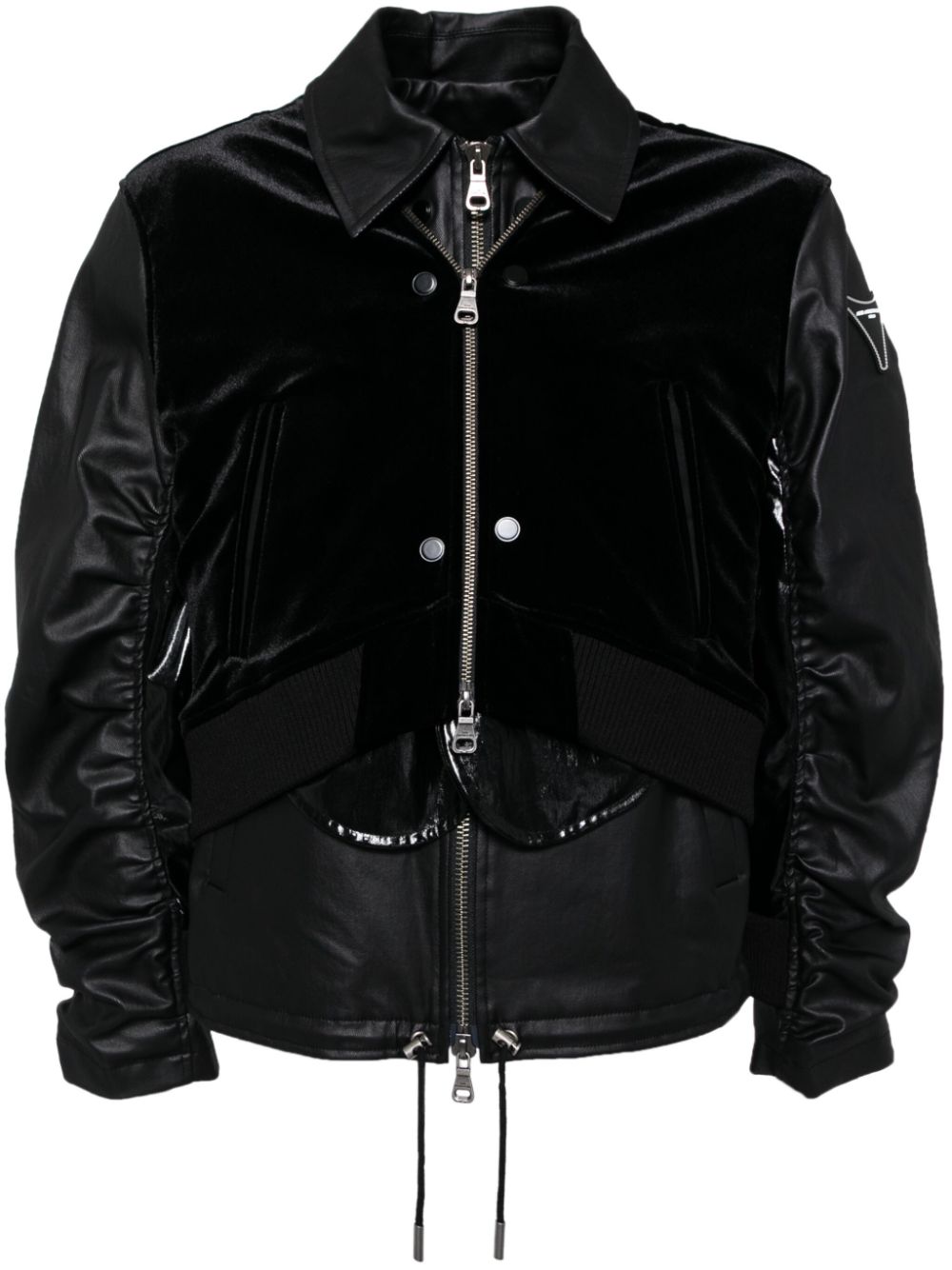 Andersson Bell Bientain zip-up jacket - Black