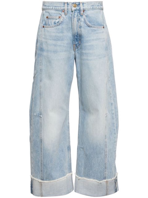 B SIDES relaxed cuffed Lasso jean