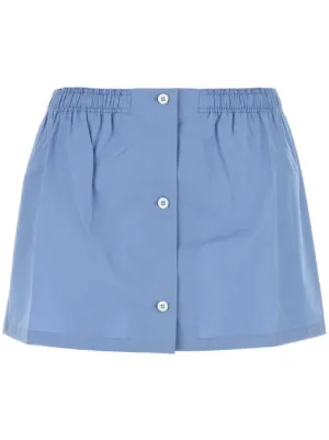 ワンピース MIU MIU Women Mid Skirts MF5568SOOO15T9 F0009 WHITE Miu Miu Feather Midi Skirt in Bianco | FWRD