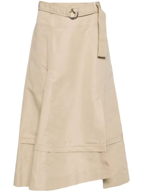 3.1 Phillip Lim falda acampanada con cinturón