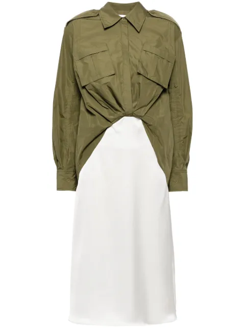 3.1 Phillip Lim draped shirt dress