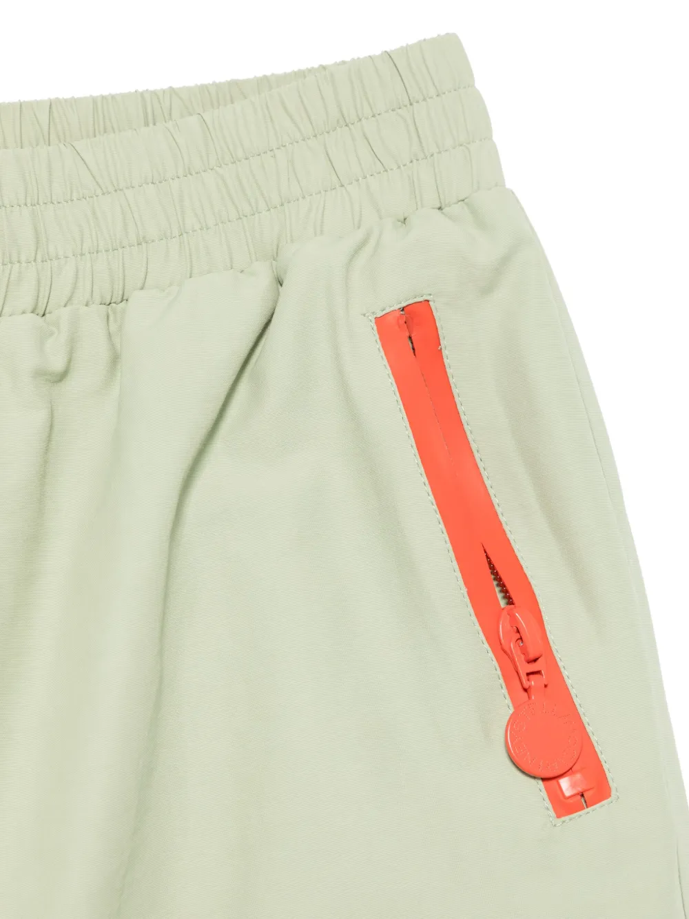 Stella McCartney Kids Broek met toelopende pijpen Groen