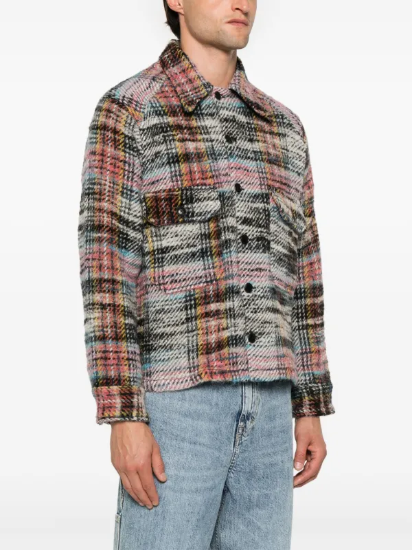 MARKAWARE｜CPO SHIRTS FLANNEL シャツ ジャケット CPOメンズ シャツジャケット ネル生地 タータンチェック レッド