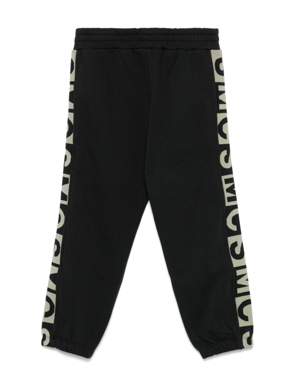 Stella McCartney Kids logo-jacquard track pants - Zwart