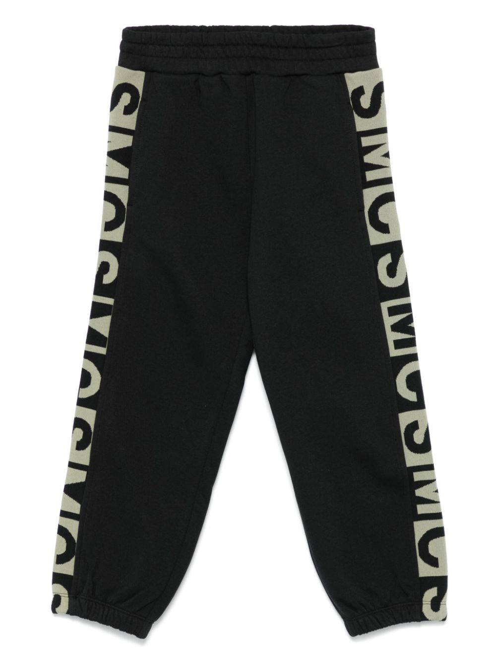 Stella McCartney Kids logo-jacquard track pants - Nero