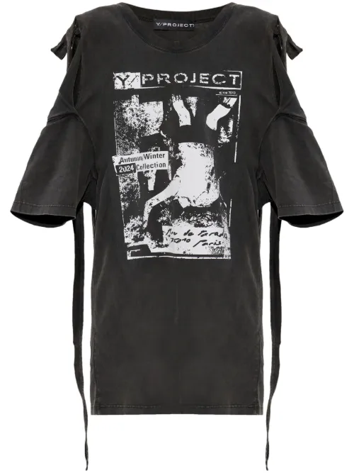 Robe courte à découpes - Y/Project - Modalova