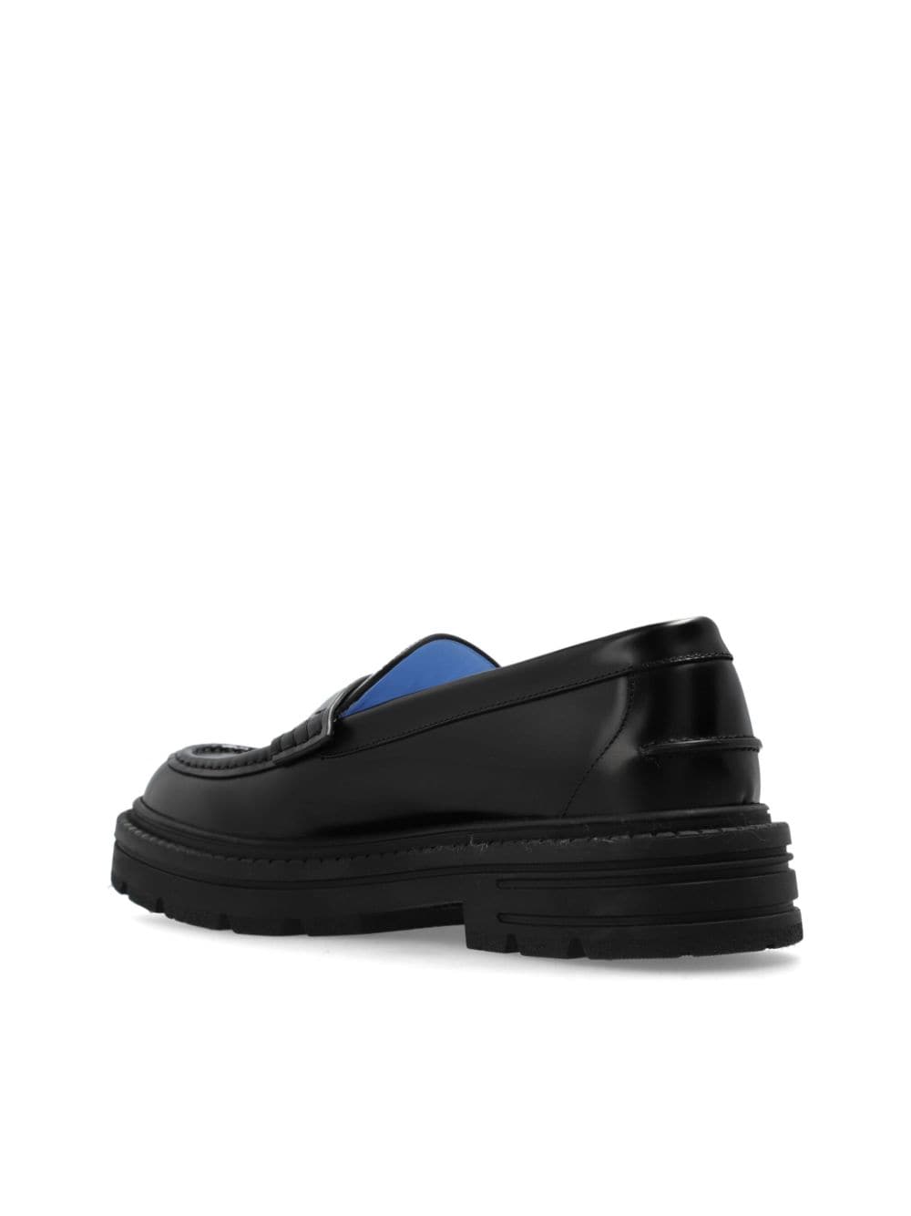 Shop Versace Adriano Loafers In Black