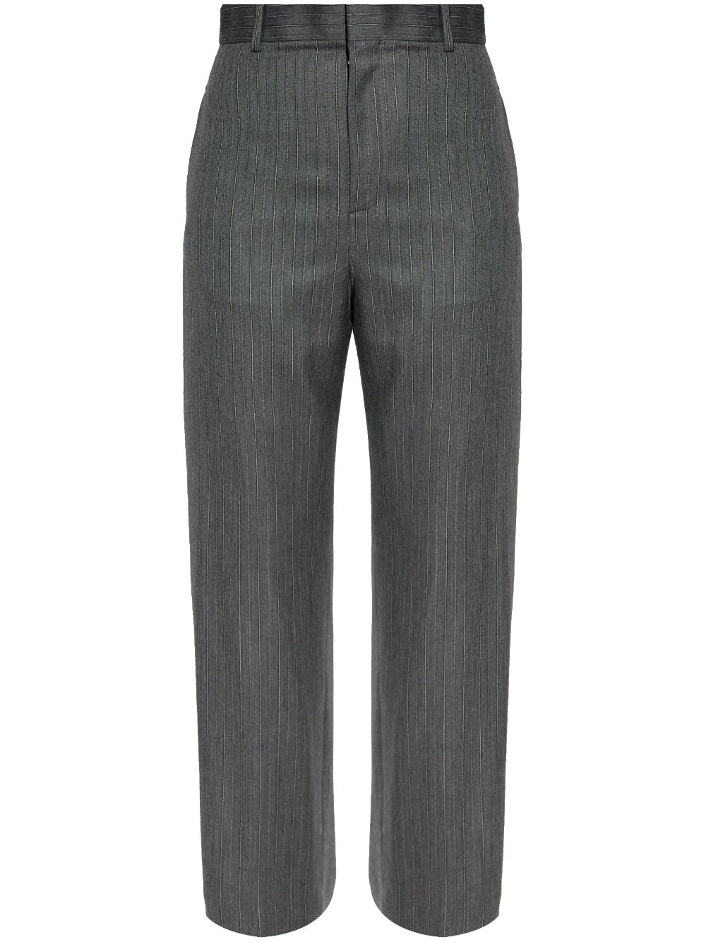 LOEWE wool pinstripe trousers - Grey