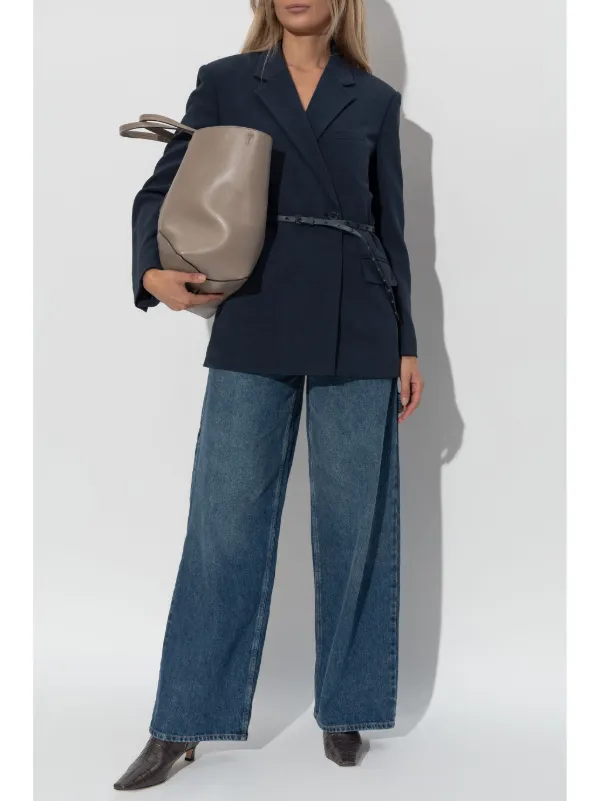 Michael Michael Kors double-breasted Crepe Blazer | Blue