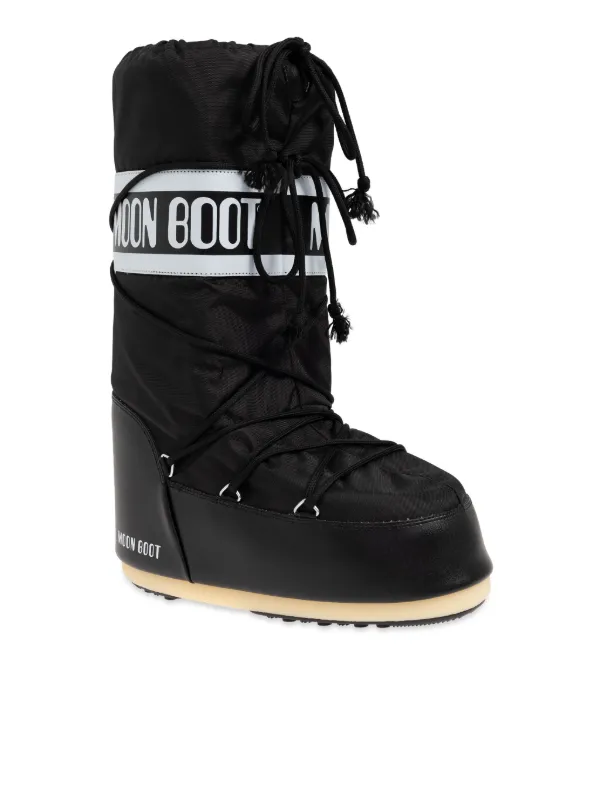 MOON BOOT 80D1470040NN13 関税送料込 Moon Boot Icon logo-print Boots | Black | FARFETCH