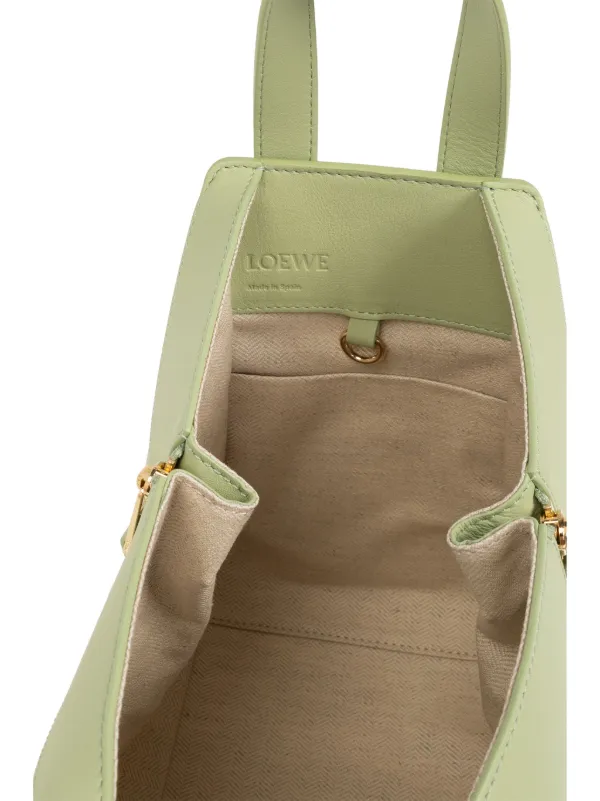 LOEWE コンパクト ハンモック ハンドバッグ | グリーン LOEWE コンパクト ハンモック ハンドバッグ | グリーン