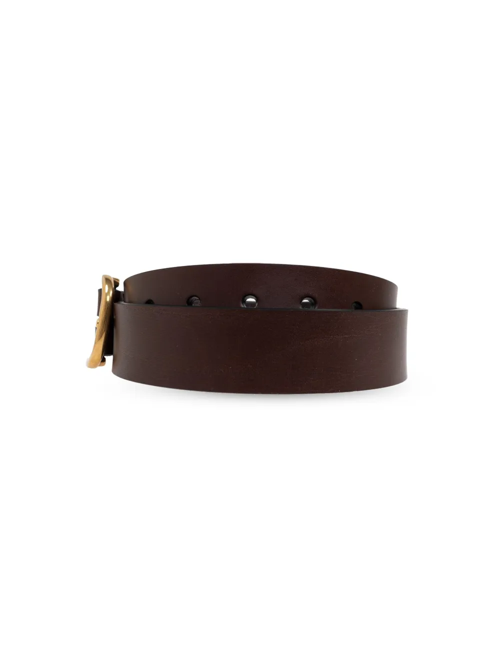 LOEWE Ronde leren riem Bruin