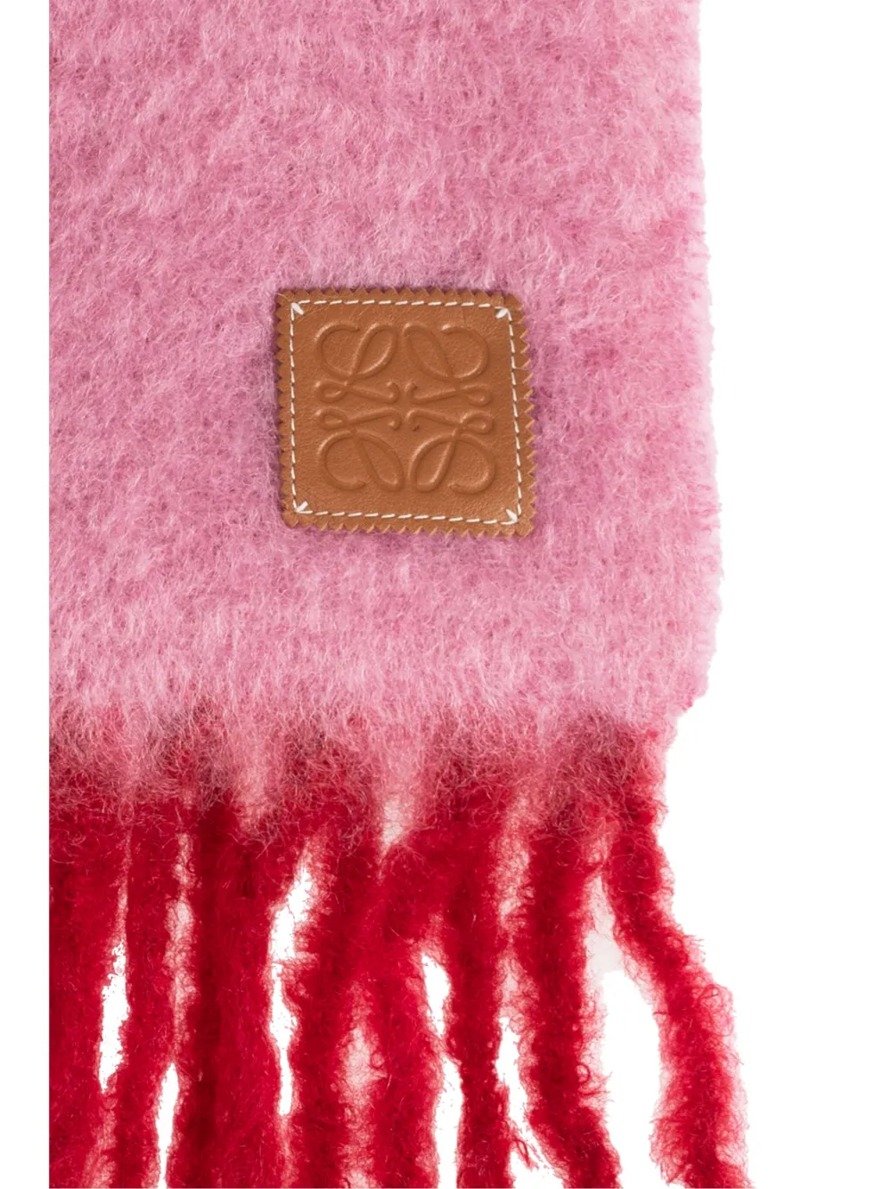 Loewe Anagram Scarf In Pink