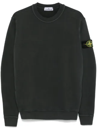 Stone Island コンパスバッジ スウェットシャツ | ブラック | FARFETCH JP