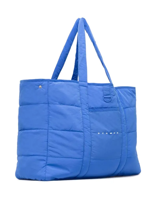 Stampd Quilted Tote Bag | Blue | FARFETCH