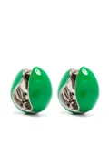 Coperni logo earrings - Green