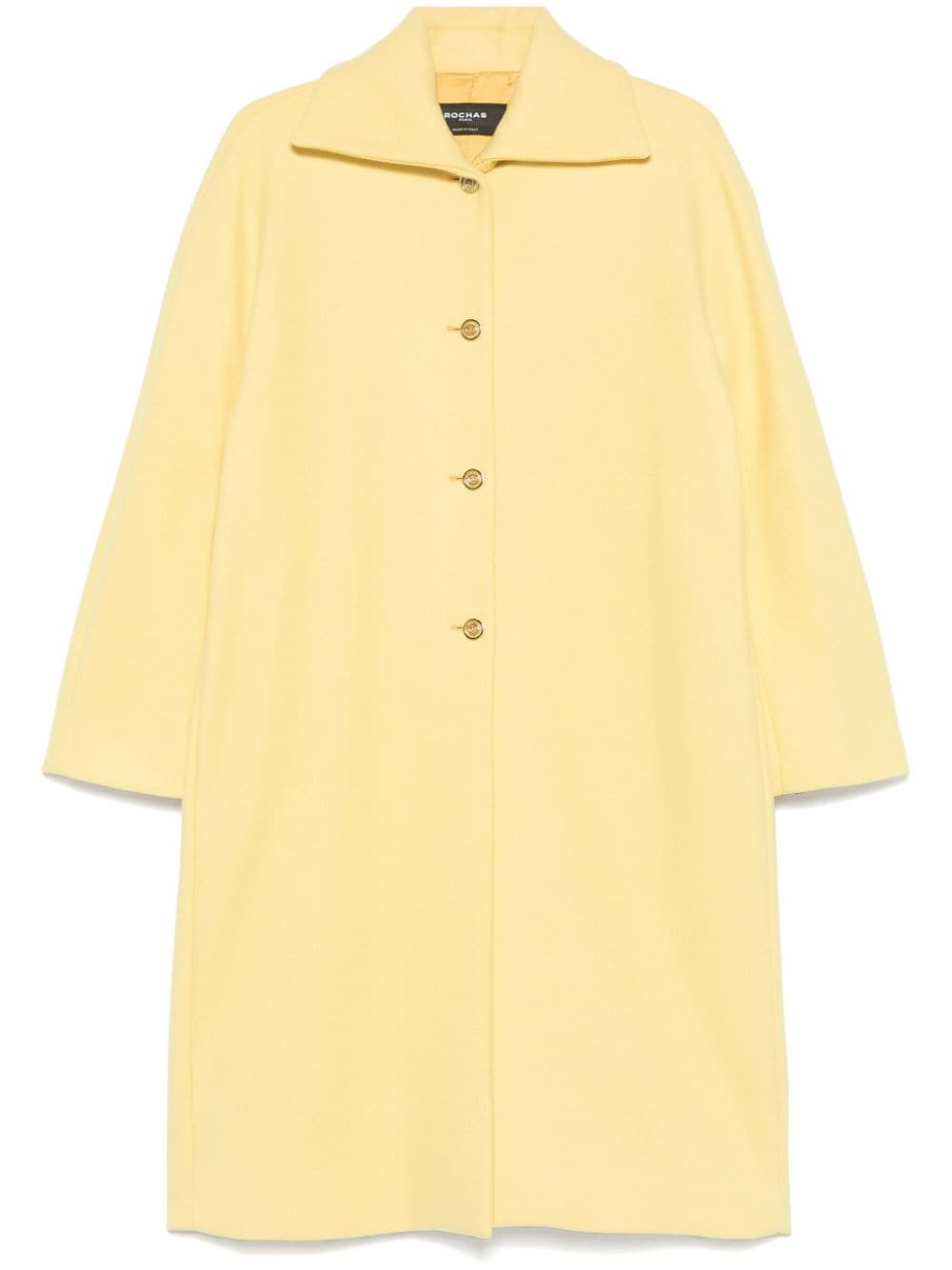 Rochas Cappotto monopetto - Giallo