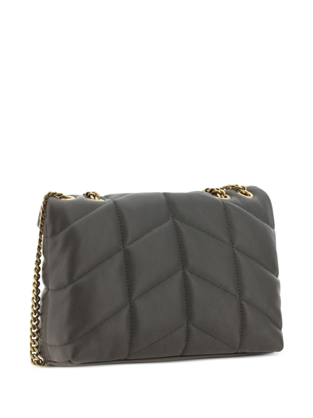 Shop Saint Laurent Loulou Shoulder Bag In Light Musk