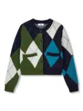 STUDIO TOMBOY argyle cardigan - Blue