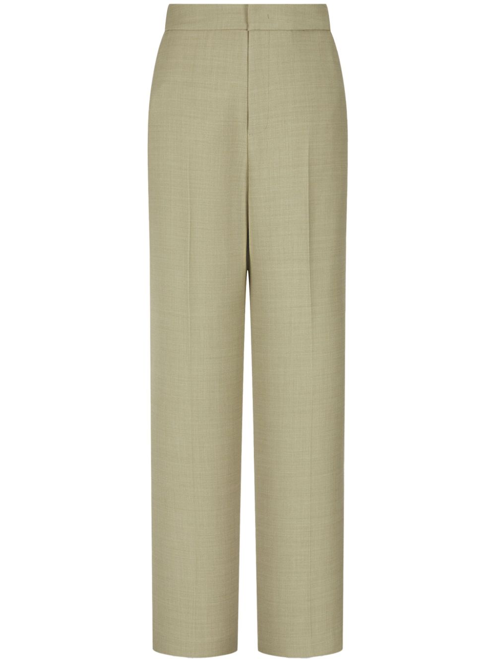 STUDIO TOMBOY PINTUCK-DETAIL WIDE-LEG TROUSERS 