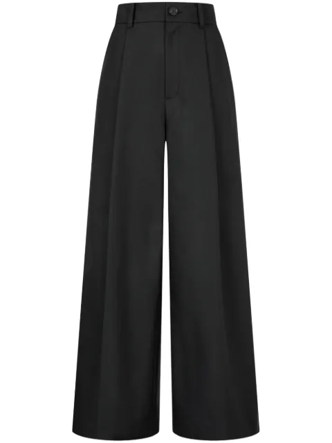 STUDIO TOMBOY wide-leg cotton trousers