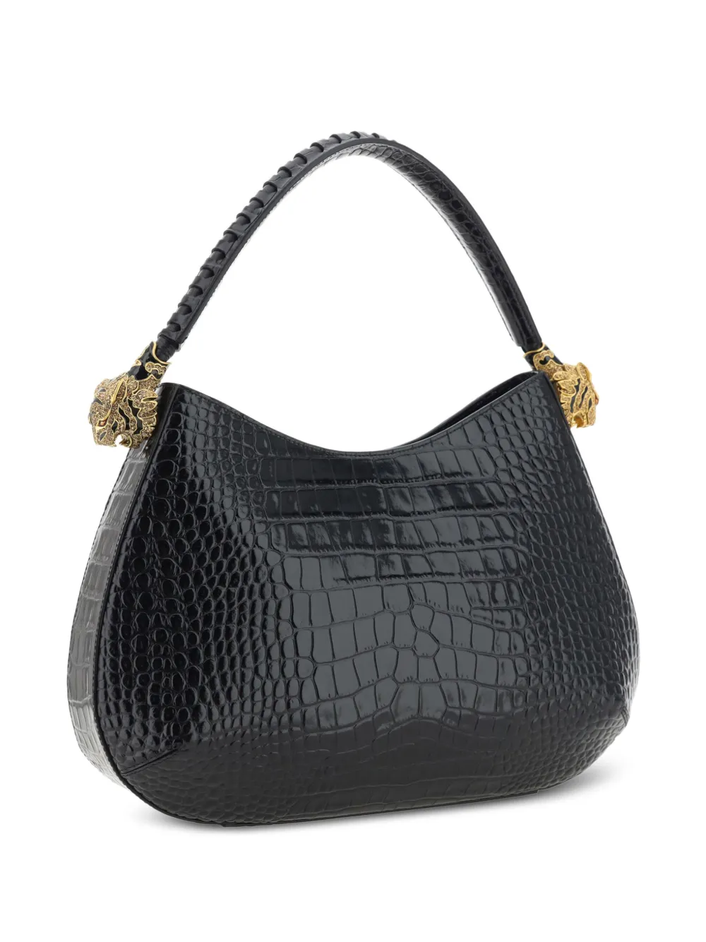 Roberto Cavalli Roar Big hobo handbag - Zwart