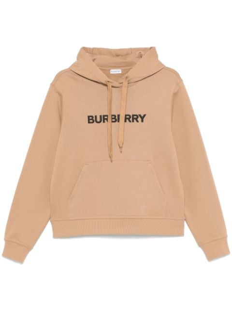 Burberry logo cotton hoodie Women