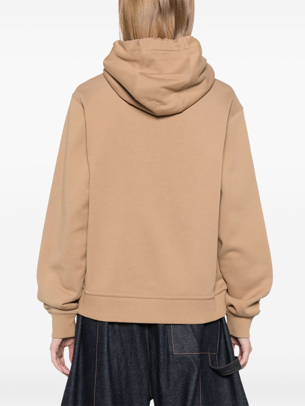 Burberry logo cotton hoodie Women