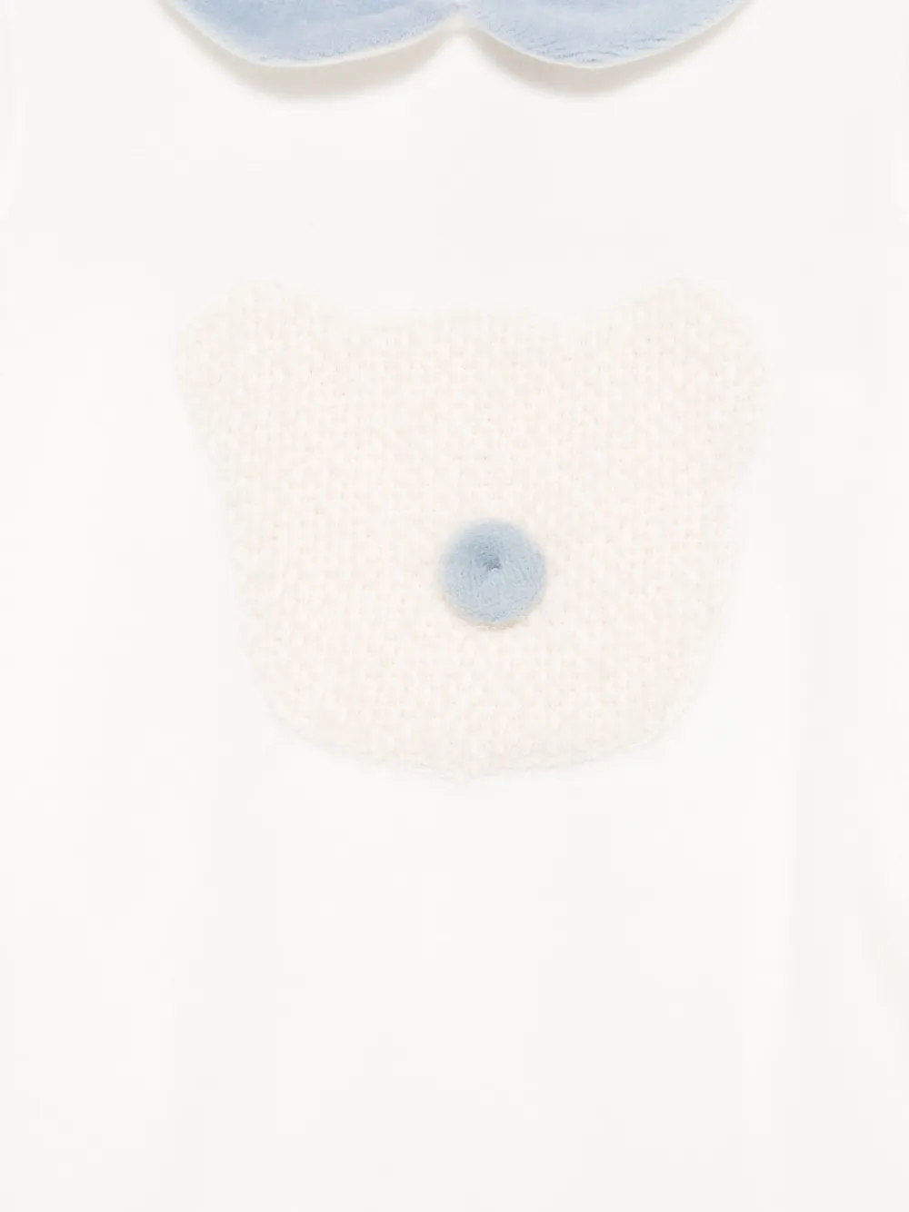 La Stupenderia Pyjama met teddybeerprint Wit