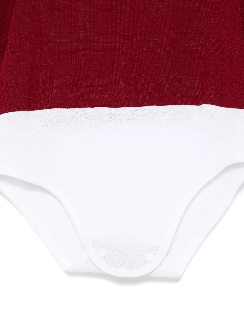 La Stupenderia Romper en shorts met strikdetail Rood