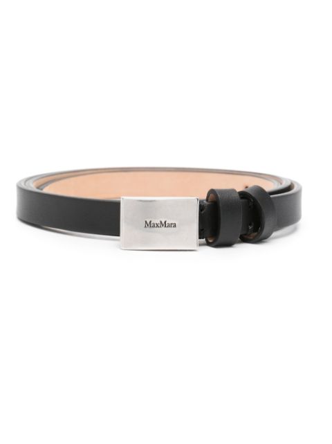 Max Mara logo-engraved belt Women