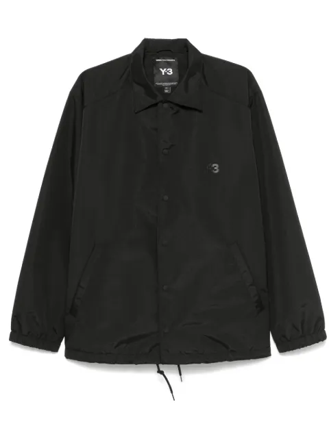 Y-3 chamarra con estampado gráfico