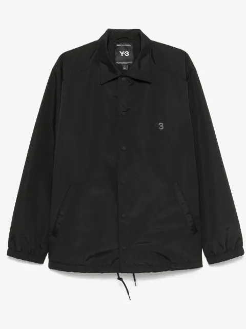 Y-3 chamarra con estampado gráfico