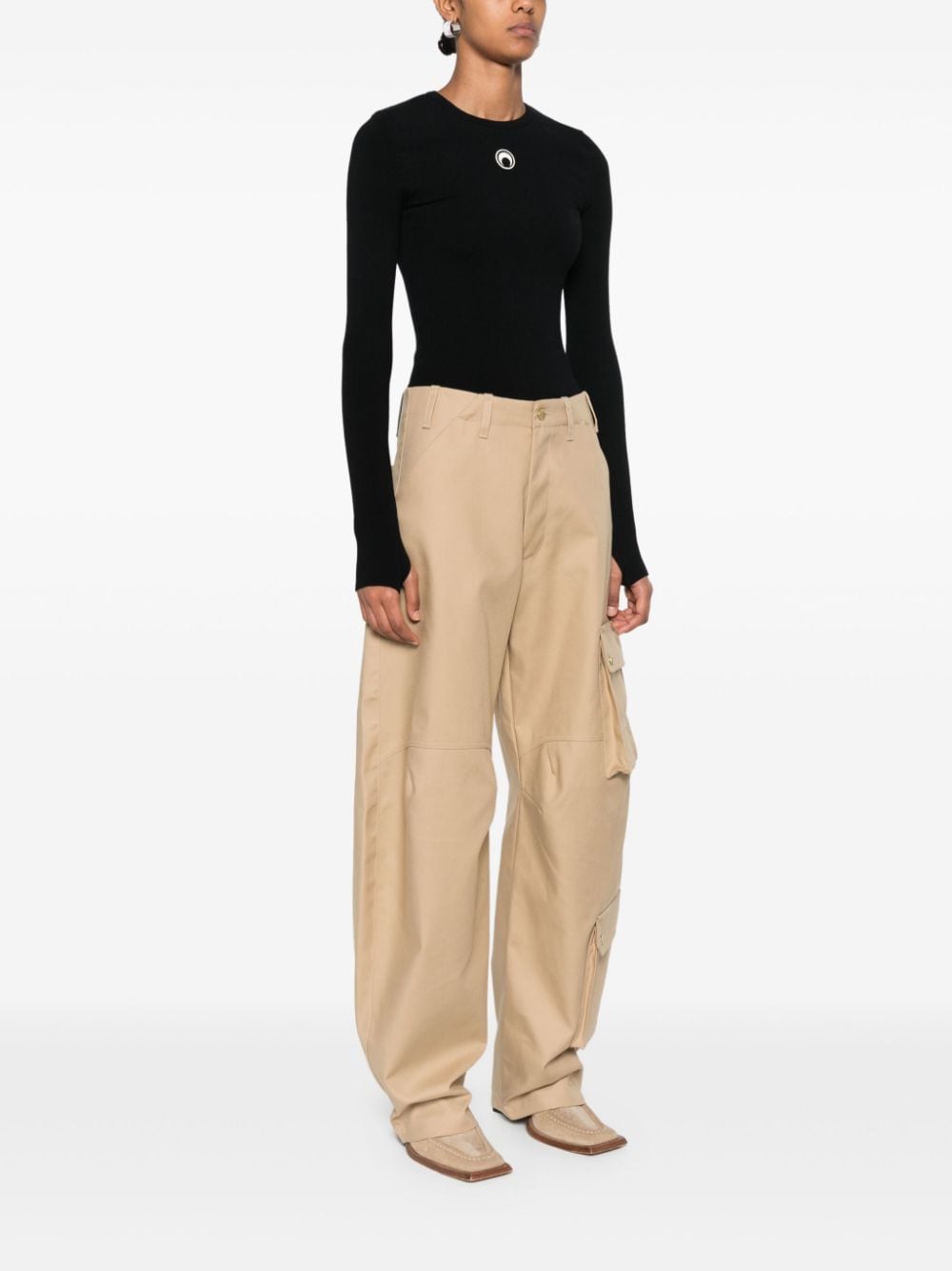 Shop Darkpark Rose Trousers In Neutrals