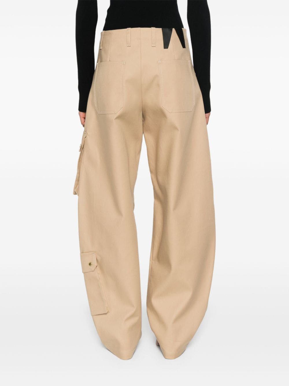 Shop Darkpark Rose Trousers In Neutrals