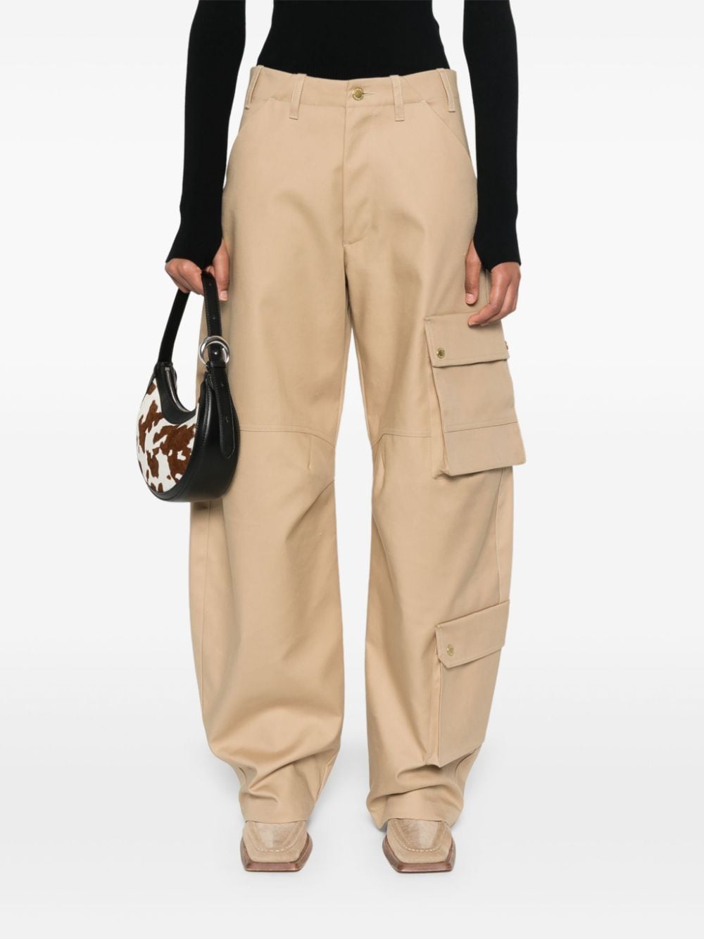 Shop Darkpark Rose Trousers In Neutrals