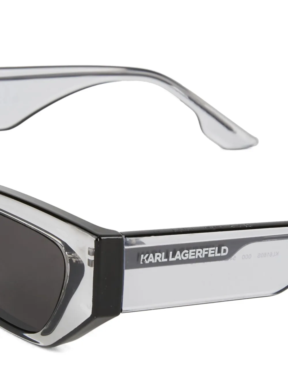 Karl Lagerfeld Zonnebril met vierkant montuur Grijs